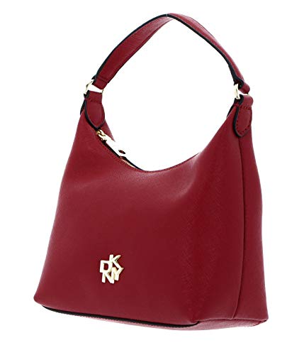 DKNY Carol Saffiano Mini Pouchette Bright Red
