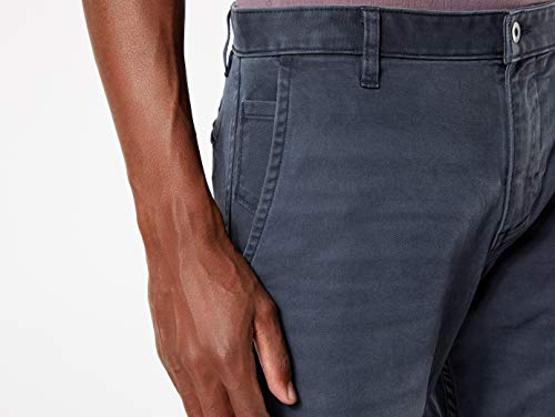 Dockers Alpha Original Khaki Pantalones Informales, Dorso Azul Atardecer, 32W/34L para Hombre