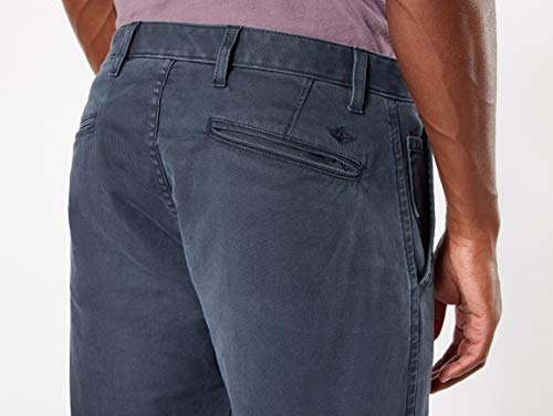 Dockers Alpha Original Khaki Pantalones Informales, Dorso Azul Atardecer, 32W/34L para Hombre