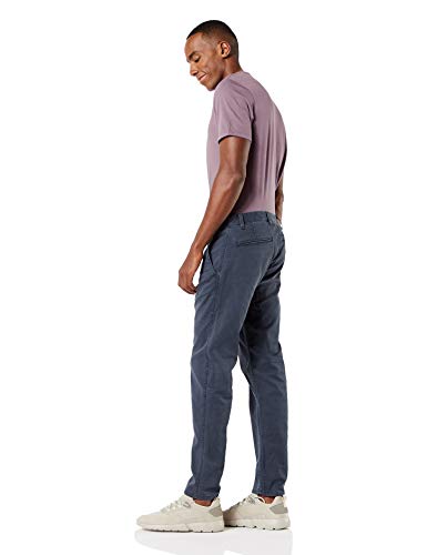 Dockers Alpha Original Khaki Pantalones Informales, Dorso Azul Atardecer, 32W/34L para Hombre