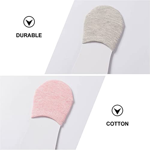 DOITOOL 5 Pares de Calcetines de Punta para Mujer sin Costuras sin Costuras sin Deslizamiento Medias Medias Medias Calcetines de Algodón Premium sin Mostrar