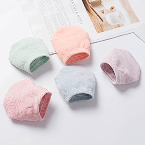 DOITOOL 5 Pares de Calcetines de Punta para Mujer sin Costuras sin Costuras sin Deslizamiento Medias Medias Medias Calcetines de Algodón Premium sin Mostrar