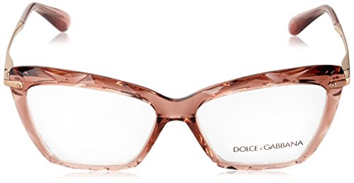 Dolce & Gabbana 0Dg5025, Monturas de Gafas para Mujer, Marrón (Transparente Pink), 53