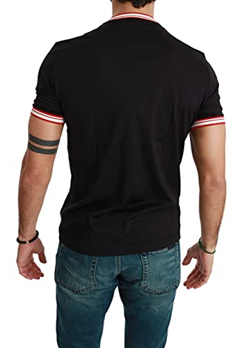Dolce & Gabbana Hombres Pig manga corta camiseta