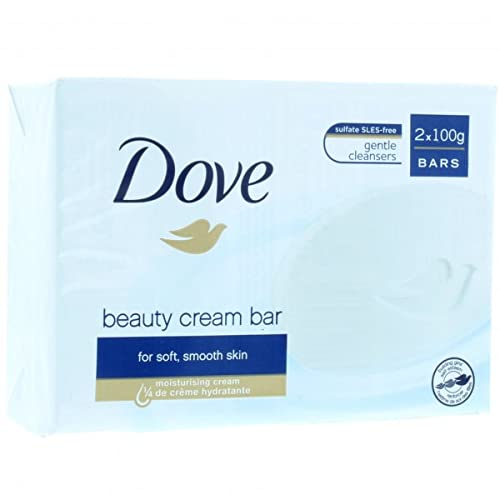 Dove Jabón crema 100 g, 2 unidades