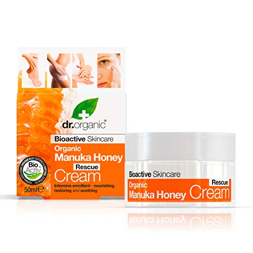 Dr. Organic Organic Manuka Honey Rescue Cream. Cuidado Restaurador Intensivo Para La Cara Y El Cuerpo 200 g