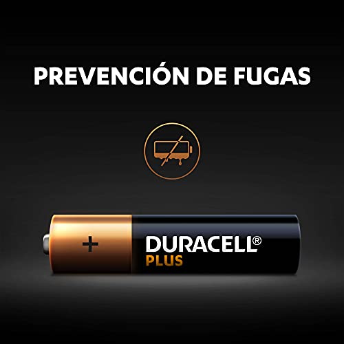 Duracell - Pilas alcalinas Plus AAA, 1.5 Voltios LR03 MN2400, paquete de 12