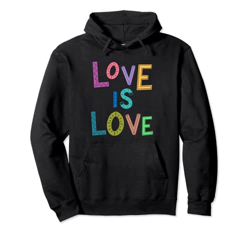 El amor es amor la bondad abeja tipo colorido niños mujeres Sudadera con Capucha