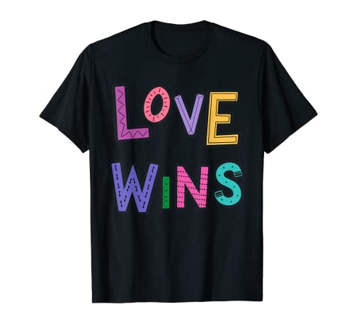 El amor gana la bondad abeja tipo paz feliz vibes mujeres niños Camiseta
