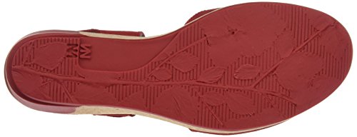 El Naturalista N5000 Pleasant Leaves, Sandalias con Plataforma para Mujer, Rojo (Tibet Tibet), 39 EU