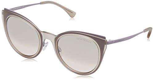 Emporio Armani 0EA2063 Gafas de Sol, Matte Pink/Violet, 52 para Mujer