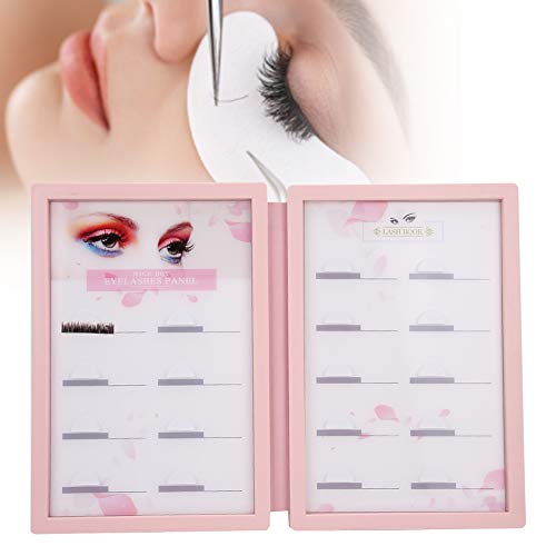 Estuche para pestañas y práctico expositor de maquillaje Contenedor de muestra Catálogo de pestañas postizas, profesional para salones de belleza profesionales Uso personal