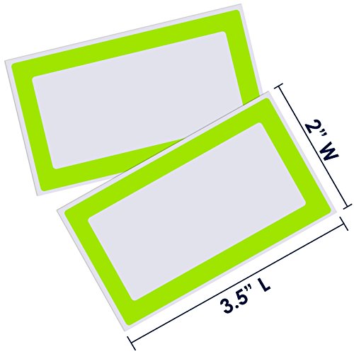 Etiquetas Adhesivas de Nombre Colores - 2 Rollos con 500 Pegatinas en Total - 9 x 5 cm - Etiquetas Personalizadas para Regalos, Frascos, Carpetas, Oficina, Fiestas de Cumpleaños y Ropa de Niños