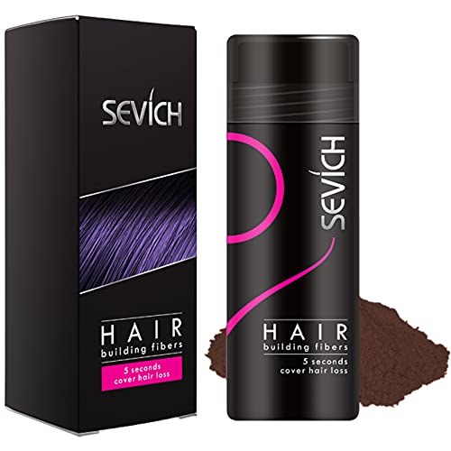 Fibras Capilares - Disimula la Falta de Pelo al Instante, Microfibras de Algodón en Polvo 100% Natural para Hombre y Mujer (Castaño Rojizo 25g)