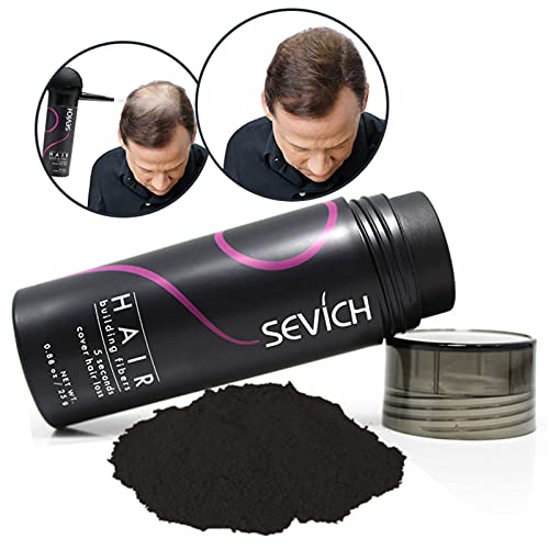 Fibras Capilares - Disimula la Falta de Pelo al Instante, Microfibras de Algodón en Polvo 100% Natural para Hombre y Mujer (Castaño Rojizo 25g)