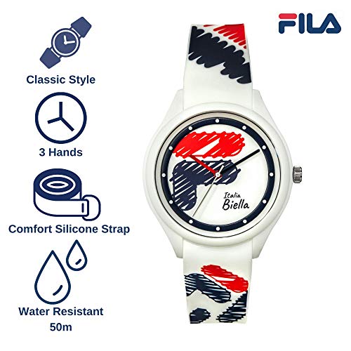 Fila Reloj Analógico para Hombre de Cuarzo con Correa en Silicona 38-321-301