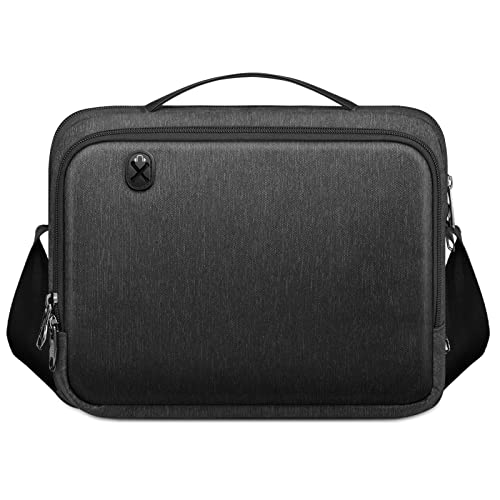 FINPAC Funda para Tablet de 11", Bolsa Hombro Maletín con Organizador de Accesorios para 11" iPad Pro, 10.9" iPad Air 4, 10.2" iPad, 10.5" iPad Air 3, Surface Go, Galaxy Tab, Huawei T5/T3, (Negro)