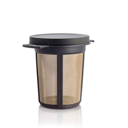 FINUM Brewing Básquet Filtro Permanente, Acero Inoxidable, Negro, 7 cm
