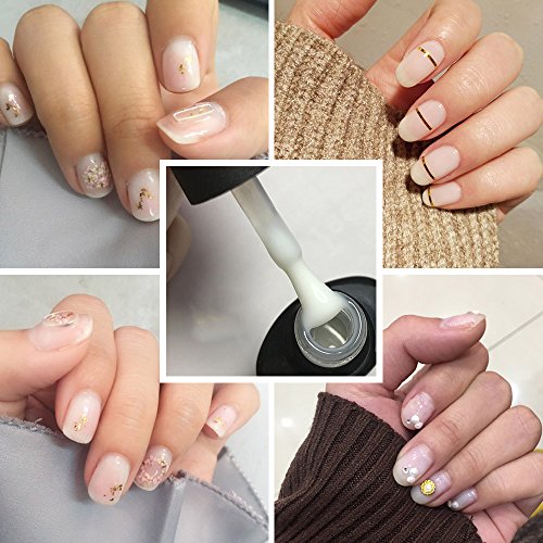 Frenshion 10ML Claro Lechoso Color de la Proteína UV LED Soak Off Gel Esmalte de Uñas Barniz Manicura 20425