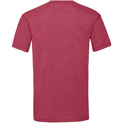 Fruit of The Loom Valueweight - Camiseta para hombre, talla L, color blanco naturaleza Large