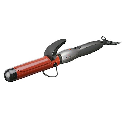 GAMA ITALY PROFESSIONAL F21.33TO - Rizador de pelo, temperatura siempre ideal 190° C, tubo de 33 mm de diámetro recubierto en turmalina