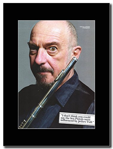 gasolinerainbows Jethro Tull - Ian Anderson Promo de la revista del Reino Unido en un monte negro