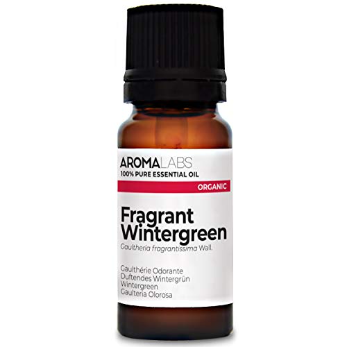 Gaulteria Olorosa BIO - 10ml - Aceite esencial 100% natural y BIO - calidad verificada por cromatografía - Aroma Labs
