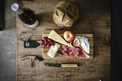 Gentleman's Hardware Wood Juego de Servir Queso y Vino, Madera, marrón