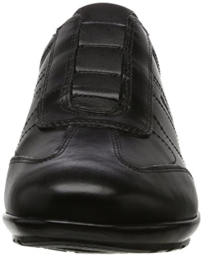 Geox UOMO SYMBOL C Piso Oxford Hombre, Negro (Black), 40 EU