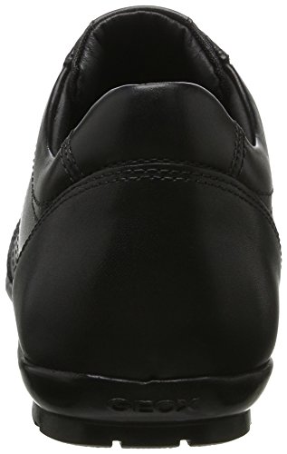 Geox UOMO SYMBOL C Piso Oxford Hombre, Negro (Black), 40 EU