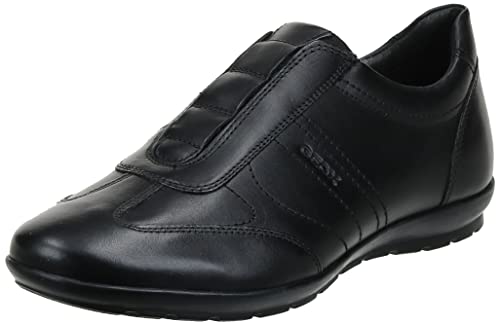 Geox UOMO SYMBOL C Piso Oxford Hombre, Negro (Black), 40 EU