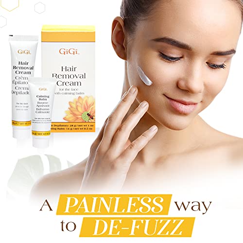 GiGi Crema Depilatoria para Cara con Calmante Bálsamo