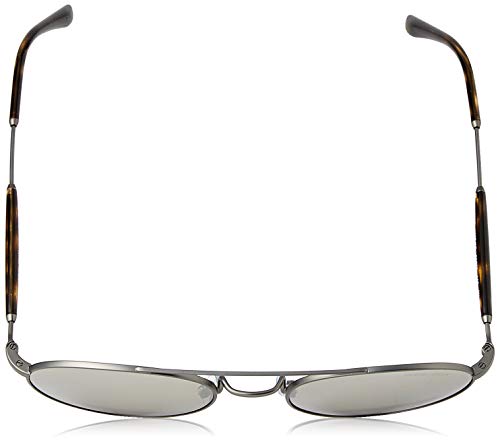 Giorgio Armani 30036G Gafas de Sol, Matte Gunmetal, 53 para Hombre