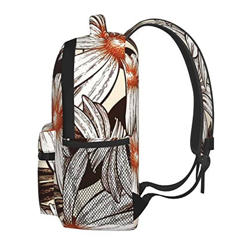 gjowegode Mochila Infantil para Niño Kindergarten, Glamour Manzanilla Floral Mochilas Kinder Preescolar Niñas Mochila Mochilas Lindo 2-6 Años, De Vuelta a La Escuela
