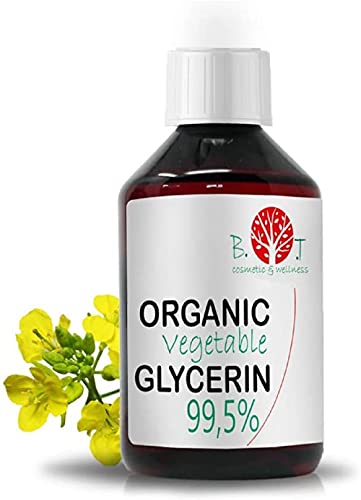 Glicerina Liquido Vegetal Pura natural Ecologica 99% PhEur Glicerol 100% Natural Grado farmaceutico y Alimentario, para Jabon, Cosmetica, 132g / 100 ml