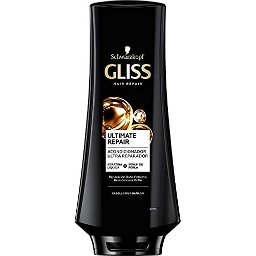 GLISS - Acondicionador Ultimate Repair, 370 ml, para cabello muy dañado, Gama ultra reparación
