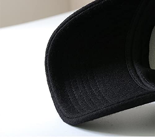 Gorras De Hombre Sombreros Cap Gorros De Lana De Gran Tamaño para Hombre, Gorras De Béisbol De Fieltro De Talla Grande para Hombre-Light_Grey_Velvet_54-58Cm