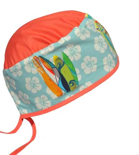 Gorro médico, quirófano, enfermero, dentista, veterinario, Tablas surf, Pelo Corto.