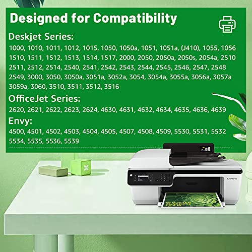 GREENSKY Remanufacturado para HP 301XL 301 Cartuchos de Tinta Reemplazo para HP DeskJet 1000 1010 1510 1512 2050 2050a 2540 3000 Envy 4500 4501 4502 Officejet 2620 2621 4631(1 Negro, 1 Tricolor)