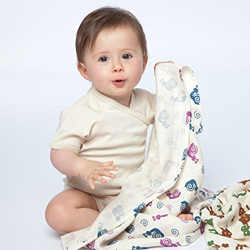 Grünspecht - Body para bebé (manga corta, algodón orgánico), color blanco blanco naturaleza Talla:62/68