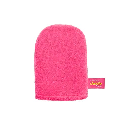 Guante Desmaquillantes Reutilizable Guante para Cara Guante de Microfibra Lavable Hipoalergénico para Quitar Maquillaje Ecológico Sólo Úsalo con Agua para Desmaquillarte Rosado