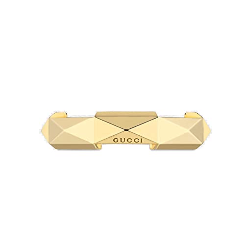 Gucci Link to Love Anillo con tachuelas, oro amarillo, YBC662184001016
