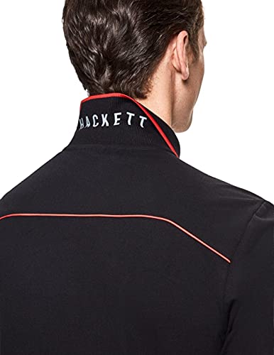 Hackett London Amr Race Team Polo, 999 Negro, XL para Hombre