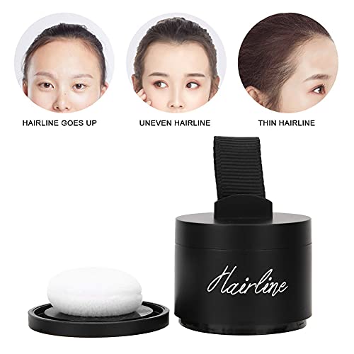 Hairline Powder, Makeup Hairline Shadow Powder Waterproof Hairline Powder Makeup Corrector de cabello Root Cover Cobertura para mujeres y niñas(1#)