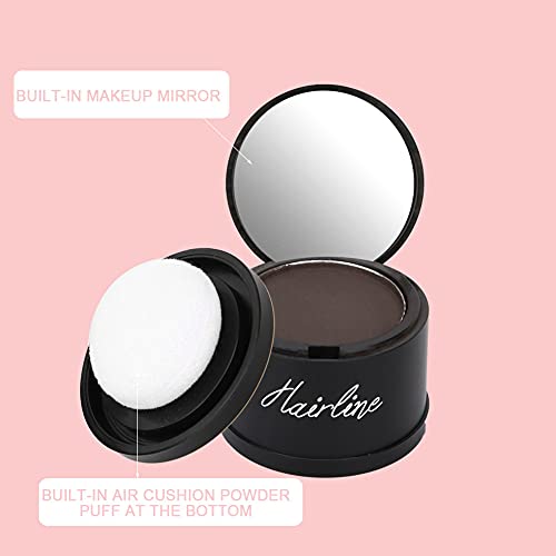 Hairline Powder, Makeup Hairline Shadow Powder Waterproof Hairline Powder Makeup Corrector de cabello Root Cover Cobertura para mujeres y niñas(1#)