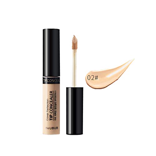 Hilai 1 PC Correctores Líquido para Ojeras Acnés Correctores Impermeables de Textura Suave Corrector Correctores Líquido para Ojeras Acnés Correctores (2 Medium Golden)