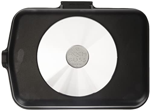 HOME Piedra Carmela Antiadherente con Mango desplegable, Piedra, Negro, 36x24 cm