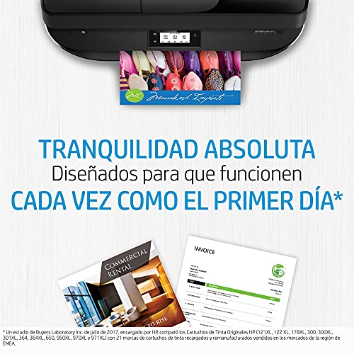 HP 305XL 3YM62AE, Negro, Cartucho de Tinta de Alta Capacidad Original, compatible con impresoras de inyección de Tinta HP DeskJet Series 2700, 4100, Envy Series 6020, 6030, 6400 y 6430