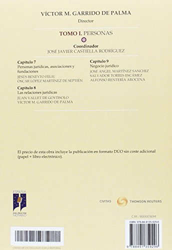 Instituciones de Derecho Privado. Tomo I Personas. Volumen 4º (Instituciones Derecho Privado)