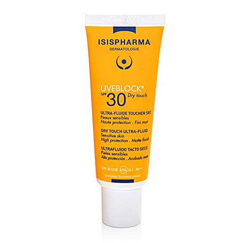 ISISPHARMA Uveblock Spf 30 Dry Touch Ultra Fluido – Protección solar ultra fluida tacto seco de alta protección